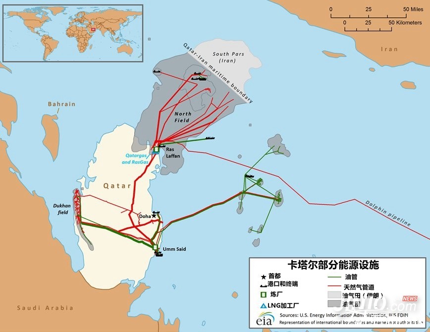 中东多国“群殴”天然气巨人卡塔尔 一旦反击油气市场将如何巨变？